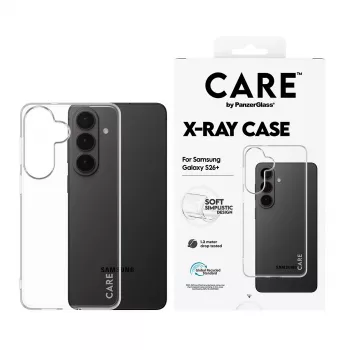 Kaitsev PanzerGlass CARE X-Ray ümbris Samsung Galaxy S26+ jaoks (CR41489) — läbipaistev kaitseümbris telefonile