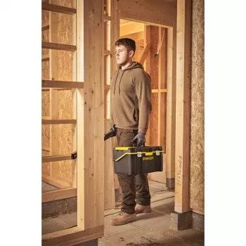 Kõvakohvriga ümbris Stanley STST83397-1 Plastist 22 kg Must Kollane