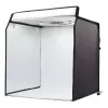 Mini fotostuudio HAMA kokkupandav kast LED-rõngavalgustiga 50×50 cm, mudel 00004664