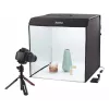 Mini fotostuudio HAMA kokkupandav kast LED-rõngavalgustiga 50×50 cm, mudel 00004664