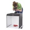 Mini fotostuudio HAMA kokkupandav kast LED-rõngavalgustiga 50×50 cm, mudel 00004664