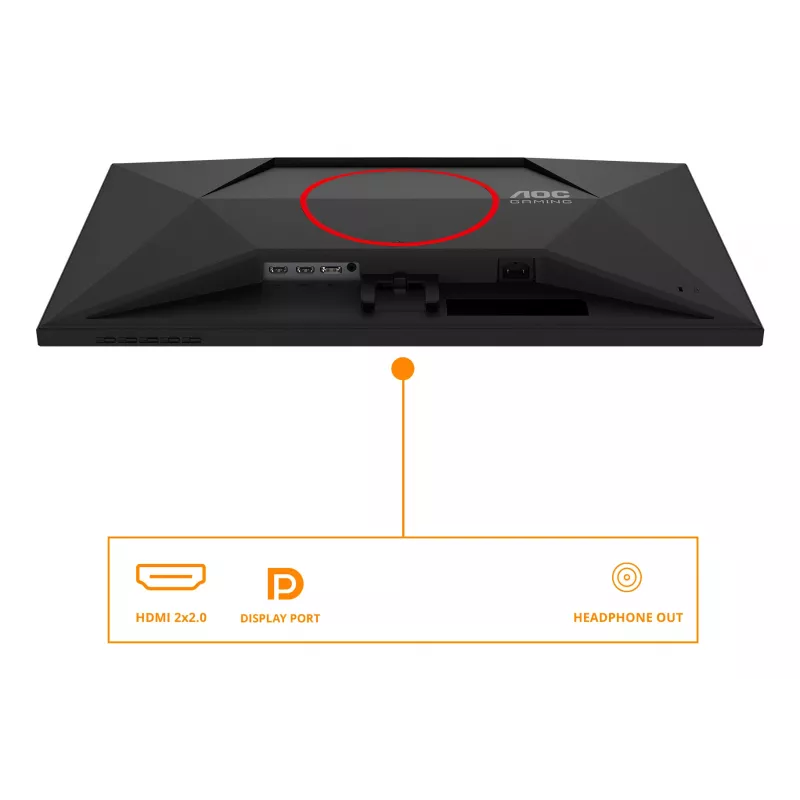 AOC G4 27G4ZRE arvutimonitor 68,6 cm (27 tolli) 1920 x 1080 pikslit Full HD LED must, punane