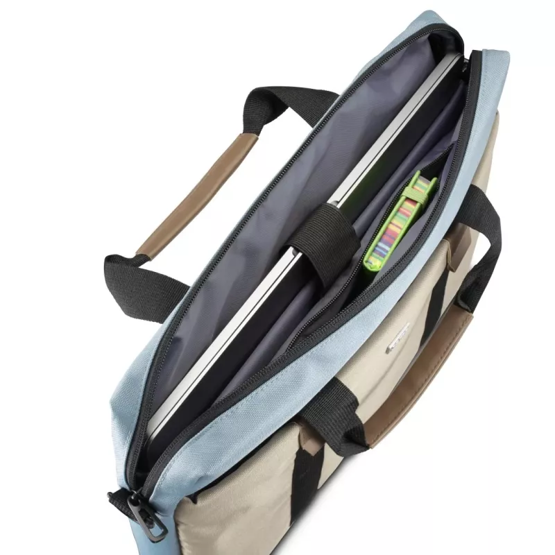 Hama Silvan 35,8 cm (14,1 tolli) Toploader kott Beež, Sinine