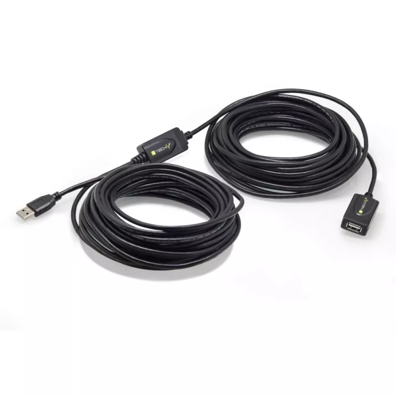 Techly IUSB-REP220TY3 USB-kaabel USB 2.0 20 m USB A Must