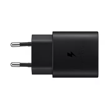 Seinalaadija Samsung EP-TA800XBEGEU 25W USB-C kiirlaadimine, kompaktne vahelduvvooluadapter