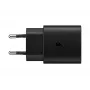 Seinalaadija Samsung EP-TA800XBEGEU 25W USB-C kiirlaadimine, kompaktne vahelduvvooluadapter
