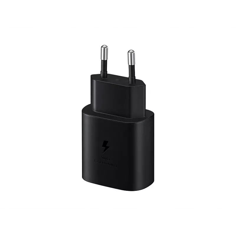 Seinalaadija Samsung EP-TA800XBEGEU 25W USB-C kiirlaadimine, kompaktne vahelduvvooluadapter