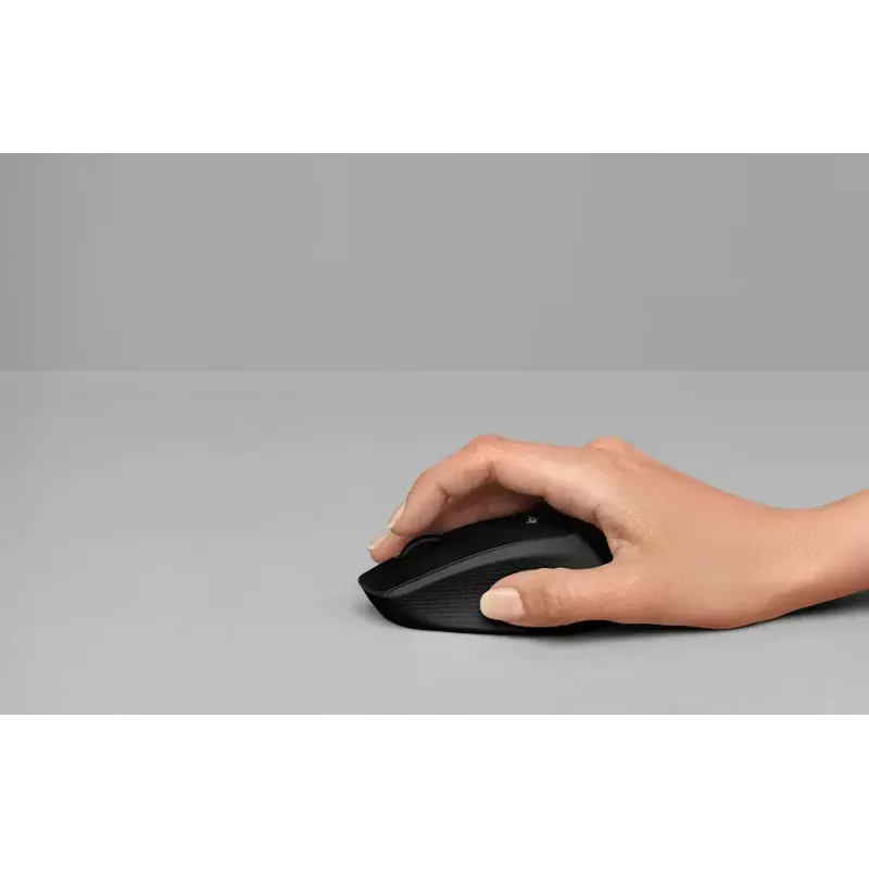Logitech hiir M330 SILENT PLUS — RF juhtmevaba, parem käsi, 1000 DPI, 3 nuppu, kerimisratas, must, akutoitega