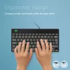 R-Go Tools ergonoomiline klaviatuur R-Go Compact Break, kompaktne klaviatuur pausitarkvaraga, AZERTY (BE), juhtmega, must