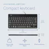 R-Go Tools ergonoomiline klaviatuur R-Go Compact Break, kompaktne klaviatuur pausitarkvaraga, AZERTY (BE), juhtmega, must