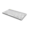 R-Go Tools Ergonoomiline klaviatuur R-Go Compact Break, kompaktne klaviatuur pausitarkvaraga, AZERTY (FR), Bluetooth, valge