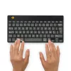 R-Go Tools ergonoomiline klaviatuur R-Go Compact Break, kompaktne klaviatuur pausitarkvaraga, AZERTY (BE), Bluetooth, must