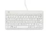 R-Go Tools Ergonoomiline klaviatuur R-Go Compact Break, kompaktne klaviatuur koos pausitarkvaraga, AZERTY (BE), juhtmega, valge