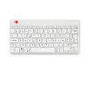R-Go Tools Ergonoomiline klaviatuur R-Go Compact Break, kompaktne klaviatuur pausitarkvaraga, AZERTY (BE), Bluetooth, valge
