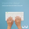 R-Go Tools Ergonoomiline klaviatuur R-Go Compact Break, kompaktne klaviatuur pausitarkvaraga, AZERTY (BE), Bluetooth, valge