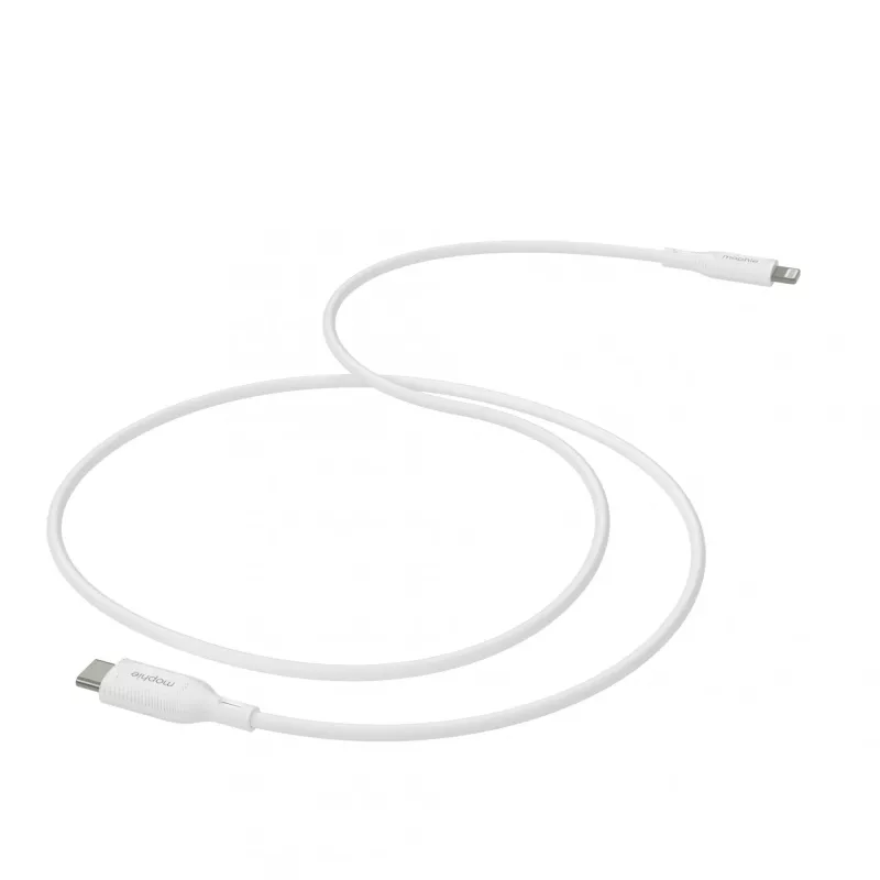 mophie essentials Lightning to USB-C | laadimiskaabel (1 M) Valge