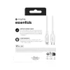 mophie essentials Lightning to USB-C | laadimiskaabel (1 M) Valge