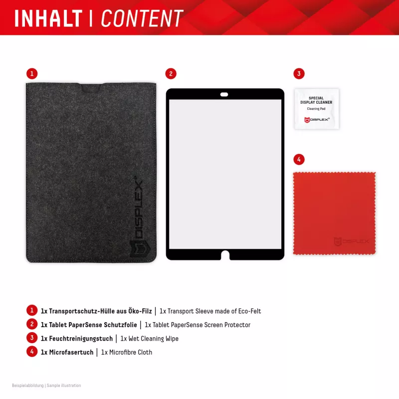 Paberilaadne ekraanikaitse Displex TABLET PAPERSENSE iPad 7/8/9 põlvk. ja iPad Air 3 jaoks, matt 10,5 tolli (26,7 cm), 3H, eemaldatav
