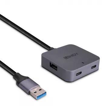 Lindy 5m USB 3.0 jaotur 4 porti