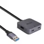 Lindy 5m USB 3.0 jaotur 4 porti