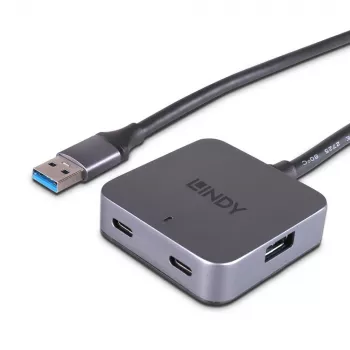 Lindy 5m USB 3.0 jaotur 4 porti