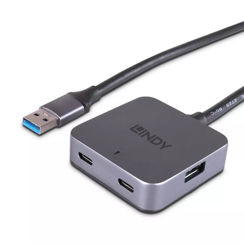 Lindy 5m USB 3.0 jaotur 4 porti