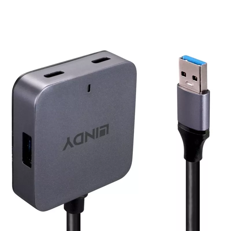 Lindy 5m USB 3.0 jaotur 4 porti
