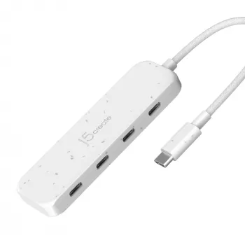 j5create keskkonnasõbralik USB-C 4-pordilise USB-C Gen 2 jaotur