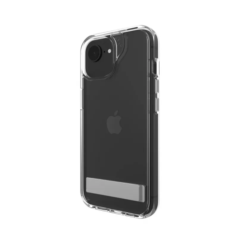 ZAGG Crystal Palace Kickstand ümbris iPhone 16/15/14/13 Clear, Cover, Apple, iPhone 17e/16e/15/14/13, 15.5 cm (6.1 inch), Transparent