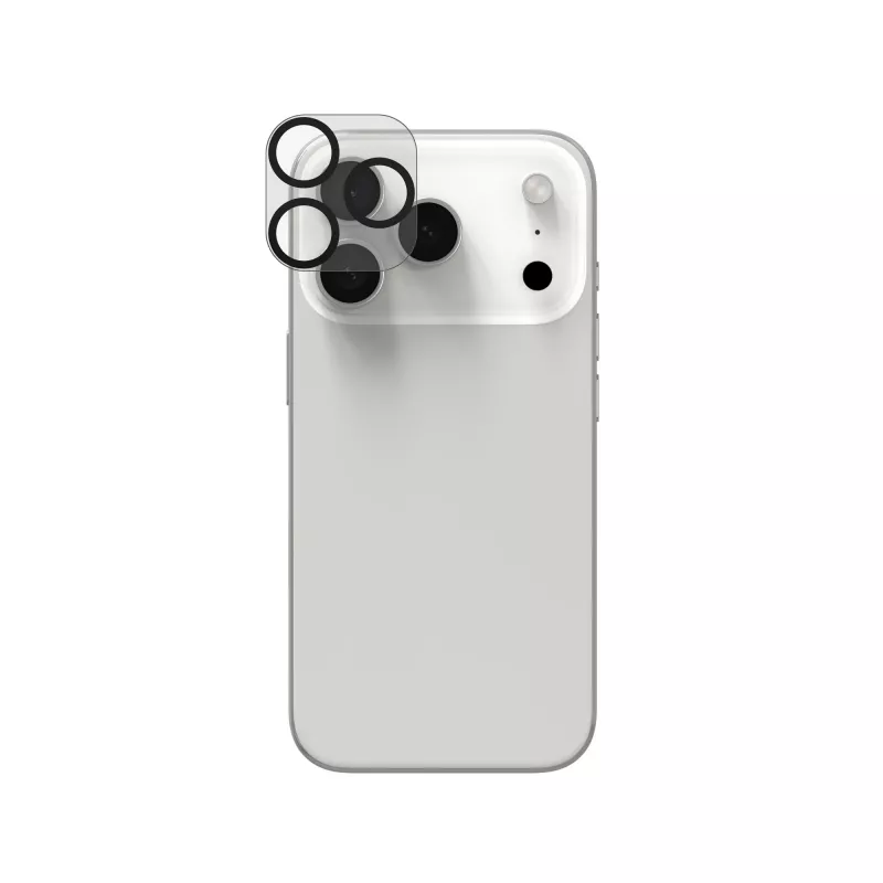 InvisibleShield Glass Elite objektiivikaitse Apple iPhone 17 Pro/Pro Max jaoks