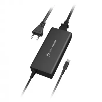 USB-C GaN laadija j5create JUP17140 140W PD3.1, siseruumides, must, 59×127×30,5 mm