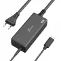 USB-C PD toiteadapter j5create JUP1265 — 65 W, siseruumidesse, must, plastik, 118×32×50 mm (EL)