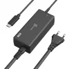 USB-C PD toiteadapter j5create JUP1265 — 65 W, siseruumidesse, must, plastik, 118×32×50 mm (EL)