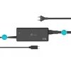 USB-C PD toiteadapter j5create JUP1265 — 65 W, siseruumidesse, must, plastik, 118×32×50 mm (EL)
