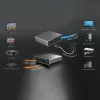 j5create JDSH812 8K HDMI™ 2.1 2-suunaline jaotur, HDMI, 2x HDMI, 7680 x 4320 pikslit, Hall, Alumiinium, 8K Ultra HD