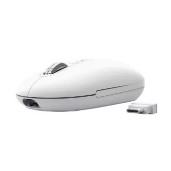 Juhtmeta kontorihiir TRUST Seron õhuke Multi – mõlemakäeline, RF + Bluetooth, optiline 3200 DPI, 7 nuppu, valge