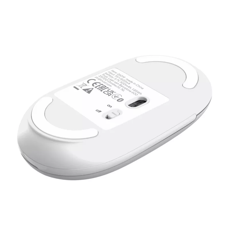 Juhtmeta kontorihiir TRUST Seron õhuke Multi – mõlemakäeline, RF + Bluetooth, optiline 3200 DPI, 7 nuppu, valge