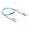 Optiline fiiberkaabel DeLOCK 88078 LC Duplex – LC Duplex OM3 0,5 m
