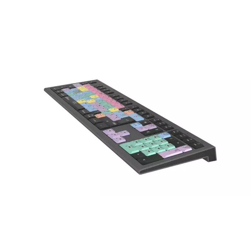 Klaviatuur LogicKeyboard LKB-FCPX10-A2M-FR juhtmega USB AZERTY prantsuse täissuuruses 105 klahvi must