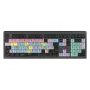 Klaviatuur LogicKeyboard LKB-FCPX10-A2M-FR juhtmega USB AZERTY prantsuse täissuuruses 105 klahvi must