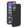 DELOCK iPhone 17 kaitsev silikoonist pehme puutega ümbris, must, sobib 6,3-tollise (16 cm) ekraaniga