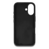 DELOCK iPhone 17 kaitsev silikoonist pehme puutega ümbris, must, sobib 6,3-tollise (16 cm) ekraaniga
