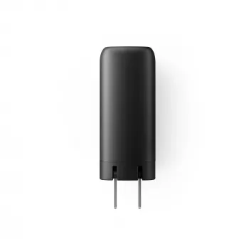 TARGUS 100W GaN vahelduvvoolulaadur sülearvutile, nutitelefonile, tahvelarvutile — 1× USB-C, 2 m kaabel, must