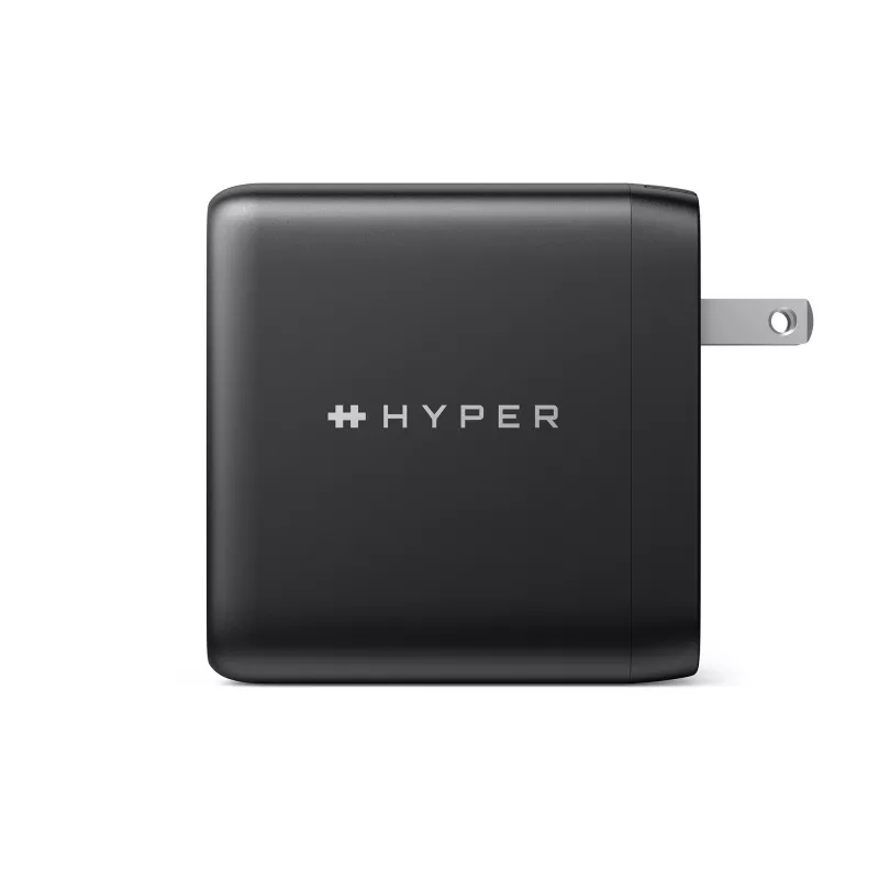 TARGUS 100W GaN vahelduvvoolulaadur sülearvutile, nutitelefonile, tahvelarvutile — 1× USB-C, 2 m kaabel, must