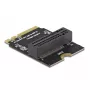 Adapter M.2 key A+E male to key M slot nurgaga with holder DeLOCK 64137