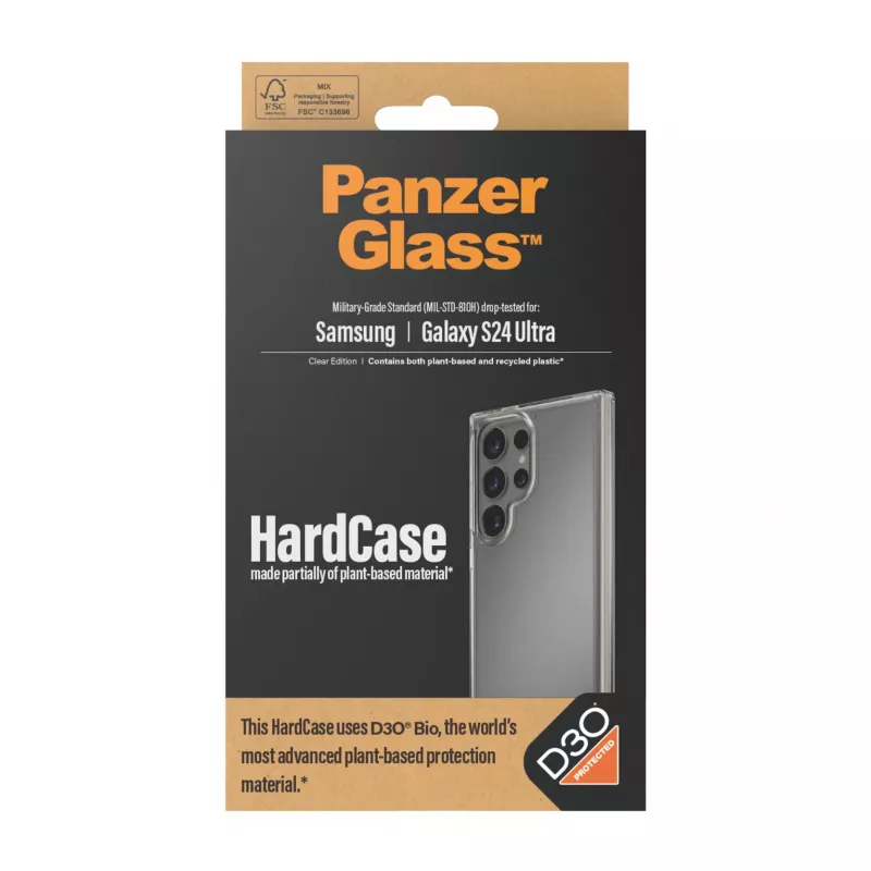 HardCase ümbris PanzerGlass Samsung Galaxy S24 Ultra läbipaistev põrutusneeldumine
