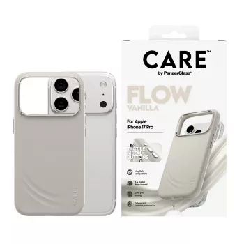 PanzerGlass CARE™ by ® Flow Case Vanilla w. MagSafe iPhone 17 Pro