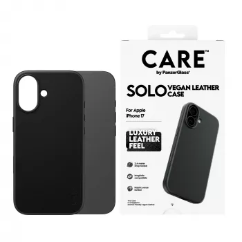 Telefoniümbrise PanzerGlass CARE™ Solo ümbris Must Apple iPhone 17 jaoks