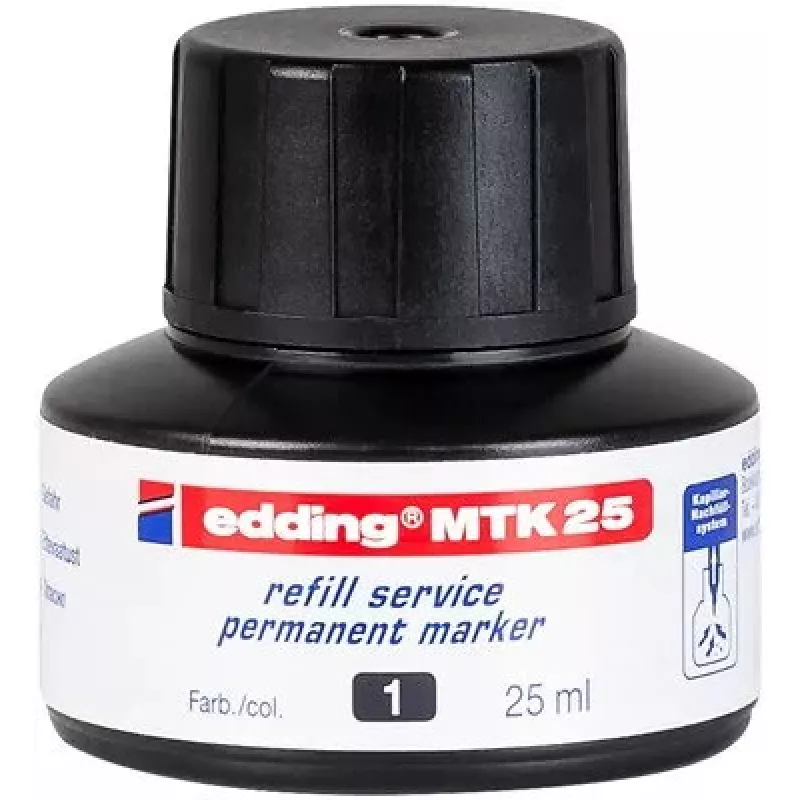 Marker refill Edding MTK 25 Must 25 ml