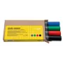 Marker Sigel BA010 4 tk Must Sinine Roheline Punane